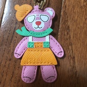 New Prada candy bear keychain